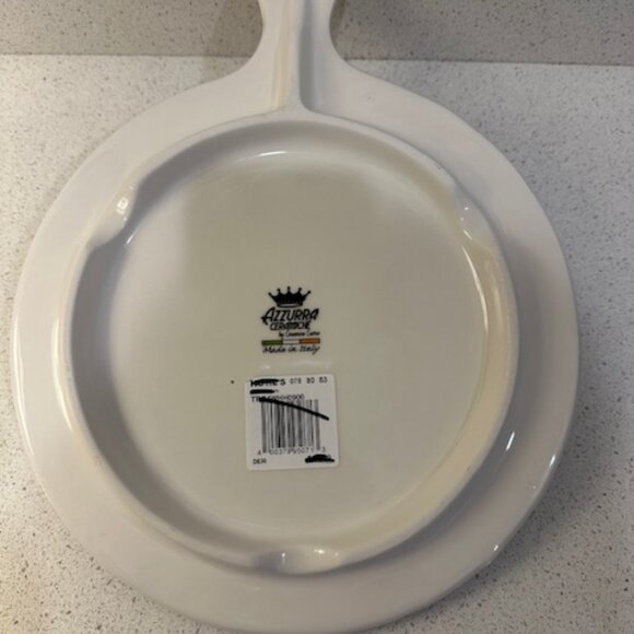 Azzurra Ceramiche Ceramic Trivet/Cheese Board Made it Italy by Ceramica Cuore - Picture 5 of 5